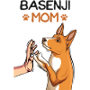 Basenji Chiens Maman Maîtresse Dames