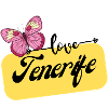 I love Tenerife - Butterfly