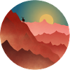 Goat on a mountain
