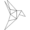 Hummingbird Origami Bird