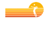 Retro Sunset Volleyball
