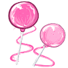 pink lollipops cake pop