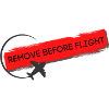 Remove before flight