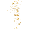 hearts,heart illustration,gold