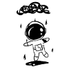 rain astronaut cloud weather water