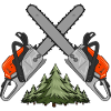 Chainsaw Cross Forest