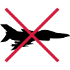 No Fighter Planes Shield