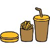 Burger Fries Cola