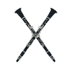 Clarinets Forming an X