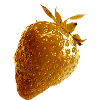 Strawberry, gold,popart, art,artwork,metallic