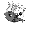 Yin Yang Axolotl Angel Devil
