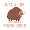 Mädchen Moschusochsen Geschenk