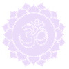 ohm signe lilas lumière violette