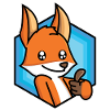 Thumbs up fox
