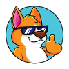 Cool Fox - Thumbs Up