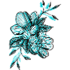 blue flowers