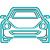 car blue
