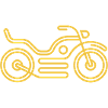 Motorcycle Logo Gold