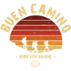 Buen Camino de Santiago Vintage Badge