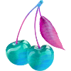 cherry,cherrie,graffiti,blue,painting,pop-art