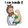 Elternzeit Vater, Papa. Geschenkidee Elternzeit