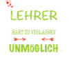 Ein großartiger Lehrer...