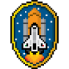 Space Shuttle Badge (Pixel art/Space-Badge)