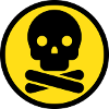 Skull. Attention dangerous!