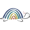 Schildkröte Regenbogen