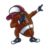 Dabbing Football