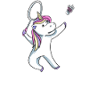 Einhorn Badminton