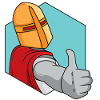 Knight thumbs up