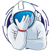 Facepalm Astronaut