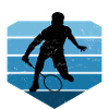 Badmintonspieler Badminton Herren Federball