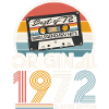 1972 Vintage Birthday Retro Gift