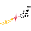 Notes Heartbeat Trumpet