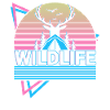 Wildlife Camping Reindeer Retro