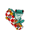 Frosch Skateboarding Skateboard Toadally Board