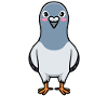 Pigeon Oiseau Columbidae Emoticon Pigeons