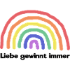 Regenbogen Liebe Statement Freiheit Frieden