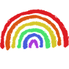 Regenbogen Frieden Freiheit Liebe Statement