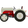 Retro Oldtimer-Traktor beige