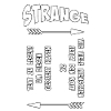 Strange Pfeil Spruch Muster