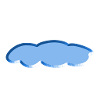 blue cloud symbol sky
