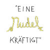 Eine Nudel kräftigt