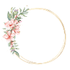 Fleurs demi-couronne personnalisable
