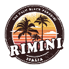 Rimini Italien Vintage Palm Design