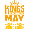 Kings born in May Limited Edition Birthday Quotes