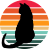 Katze Sunset