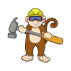 Monkey Craftsman Hammer Craft